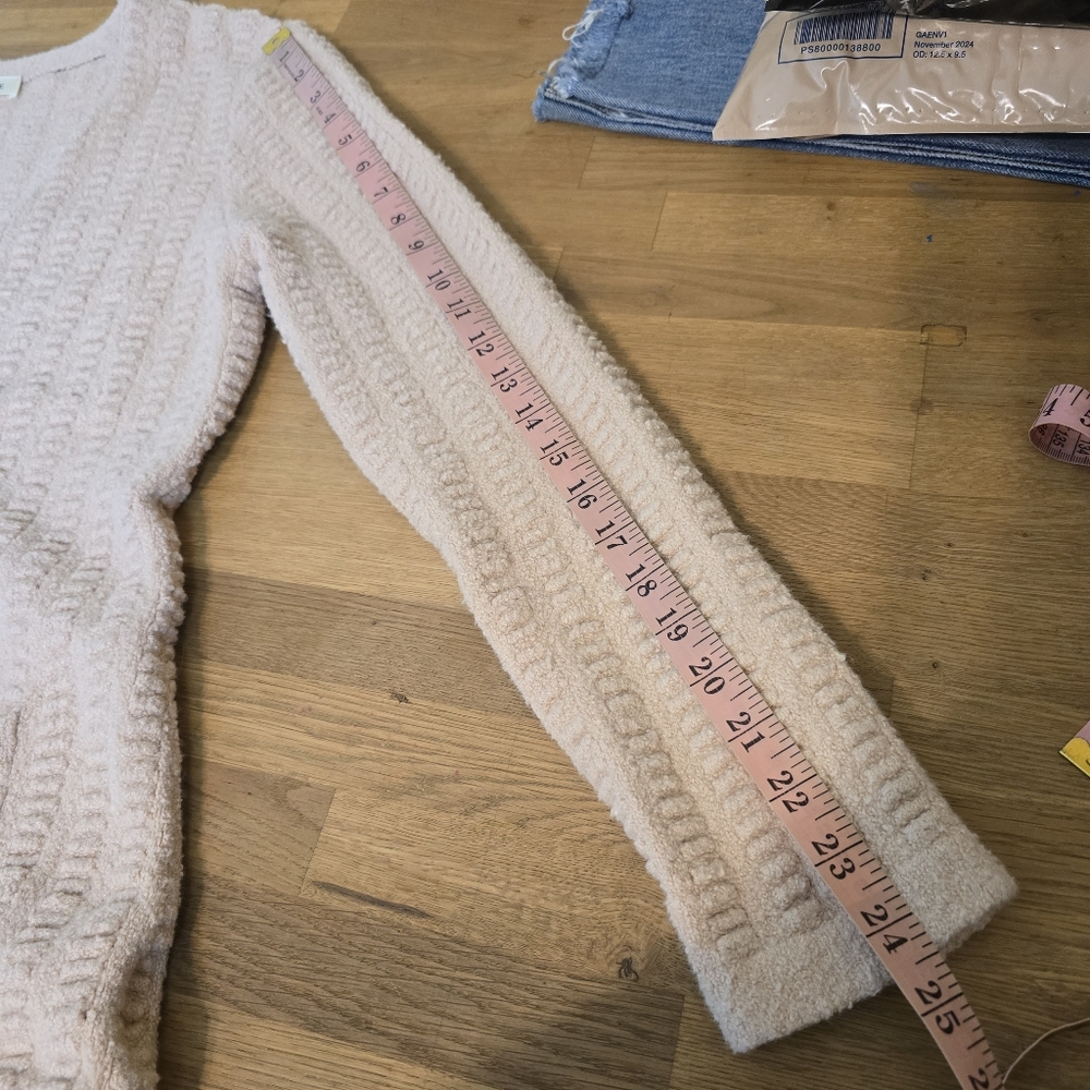 L'AGENCE Revolve Sue Knit Cardigan In Blush M - Picture 15 of 16